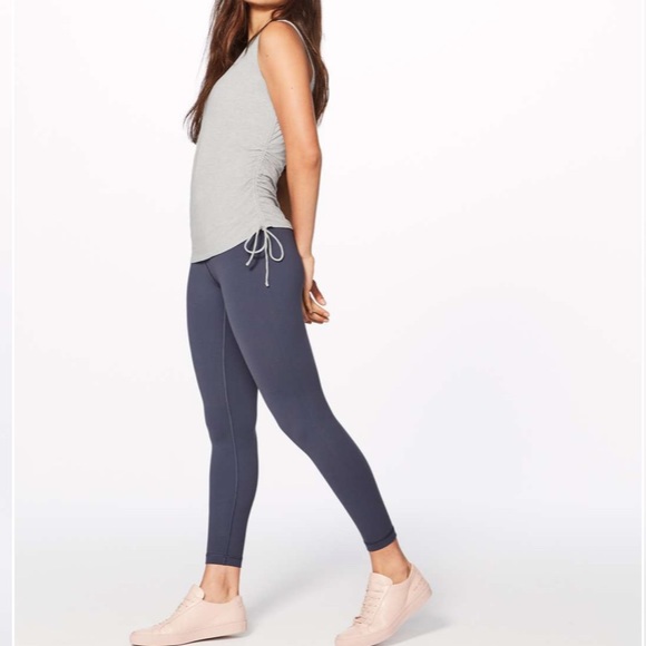 Lululemon Cinch It Tank Heathered Vapor - Picture 2 of 11